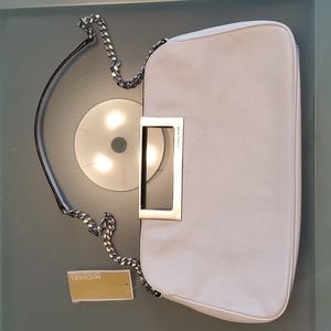 White Michael Kors 'Berkley' Clutch Purse